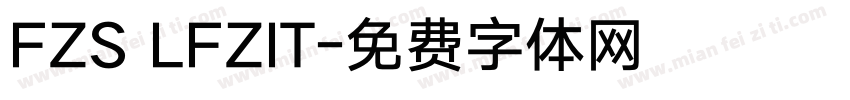 FZS LFZIT字体转换